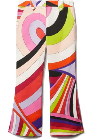 PUCCI Junior Iride print trousers