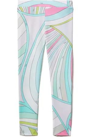 PUCCI Junior Iride print leggings
