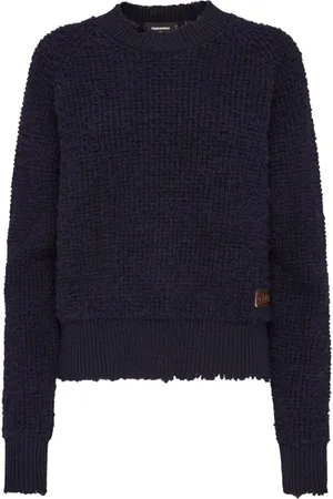 Dsquared2 Logo-patch crew-neck jumper