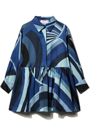PUCCI Junior Iride-print dress