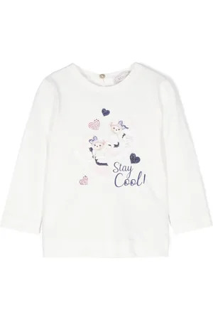 MONNALISA Graphic-print cotton T-shirt