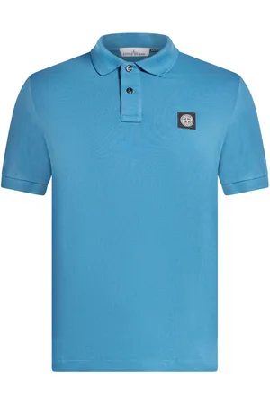 Stone Island Compass-appliquéd polo shirt