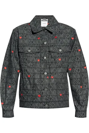 Moschino Jacquard-logo jacket