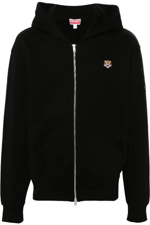 Kenzo Lucky Tiger-motif zip-up hoodie