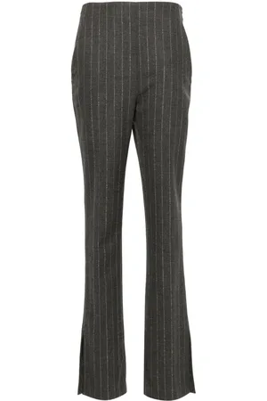 GENNY Pinstripe wool trousers