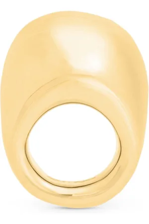 Courrèges Ice Cube brass ring