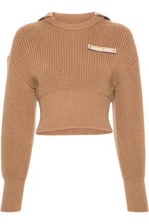 Marine Serre Half Cardigan Knit Sailor sweater