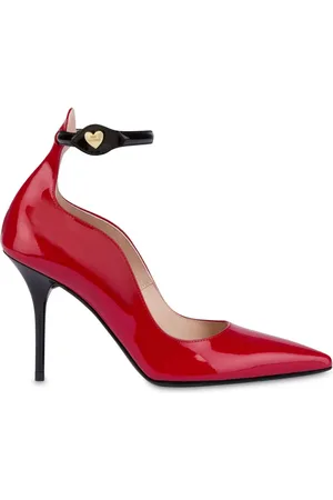 Moschino Logo-engraved pumps