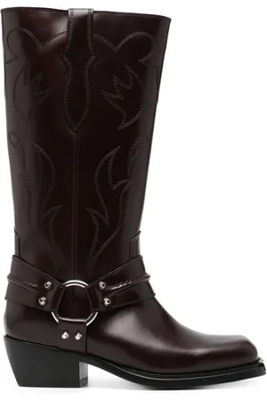 Sandro 50mm square-toe boots