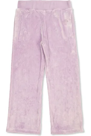 VERSACE Medusa logo velvet trousers