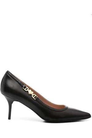 Moschino 80mm heart-logo pumps