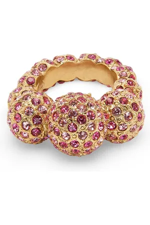 Oscar de la Renta Bold Crystal Sphere ring