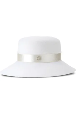 Le Mont St Michel New Kendall strap-detail wool hat