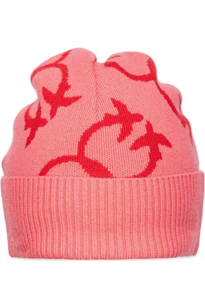 Pinko Logo-jacquard beanie hat