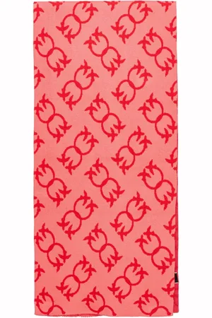 Pinko Love Birds-jacquard scarf