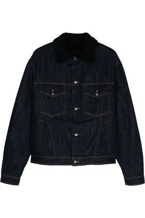 Roberto Cavalli Logo-lettering denim jacket