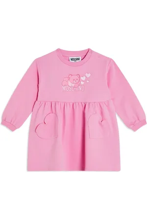 Moschino Teddy Bear-print cotton dress