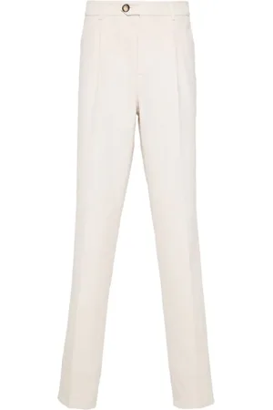 Brunello Cucinelli Pressed-crease trousers