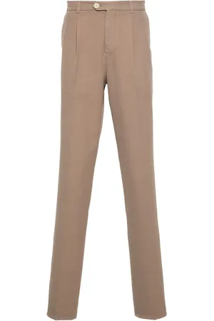 Brunello Cucinelli Pressed-crease trousers