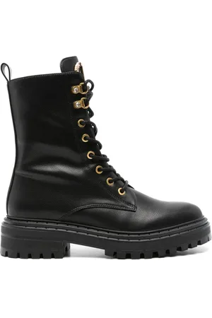 Twin-Set Rhinestone embellished Oval T boots
