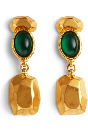 Dsquared2 Hammered-effect drop earrings