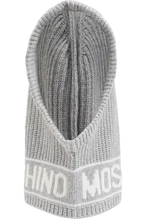 Moschino Logo-intarsia knit balaclava