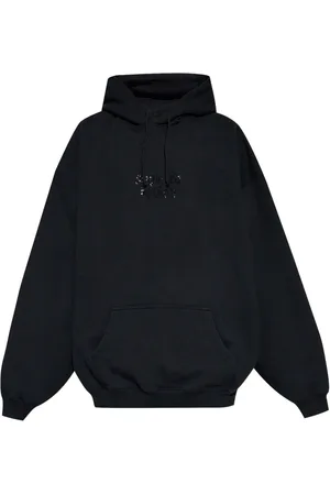 Vetements Logo-print cotton hoodie