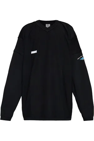 Vetements Logo-print cotton sweatshirt