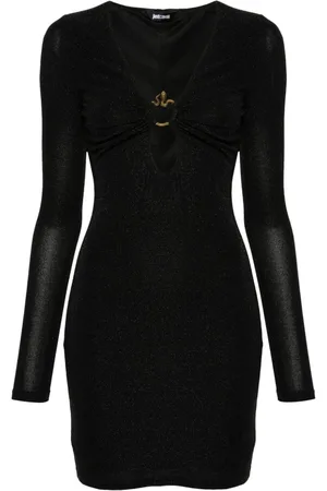 Roberto Cavalli Snake-detail mini dress