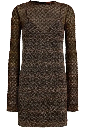Missoni Lam??-effect mini dress