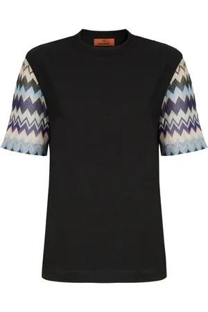 Missoni Knitted-sleeves cotton T-shirt