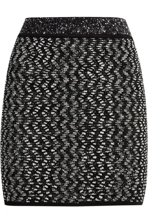 Missoni Zigzag lam?? slub mini skirt