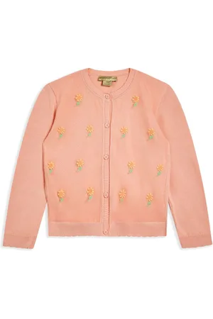 Stella McCartney Sunflower intarsia-knit cotton cardigan
