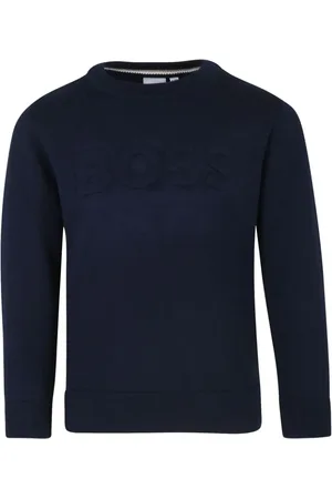 HUGO BOSS Logo-embossed jumper