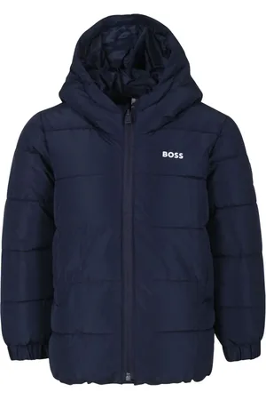HUGO BOSS Logo-print padded jacket