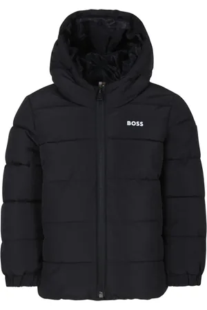 HUGO BOSS Logo-print padded jacket