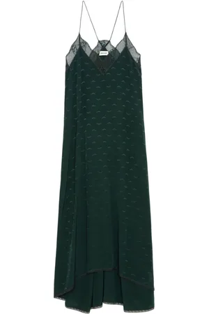 Zadig & Voltaire Logo-print slip dress