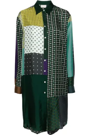 PIERRE-LOUIS MASCIA Mix-print shirt