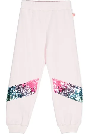 Billieblush Sequin-embellishment track pants