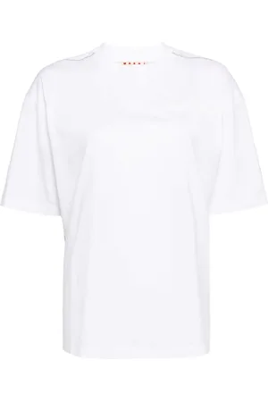 Marni Padded-logo organic-cotton T-shirt