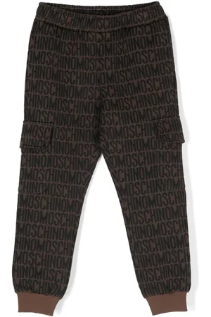 Moschino Logo jacquard track pants