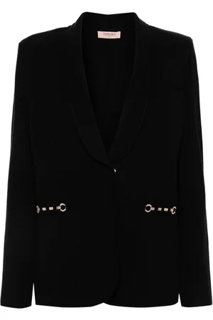 Twin-Set Embellished single-breasted blazer