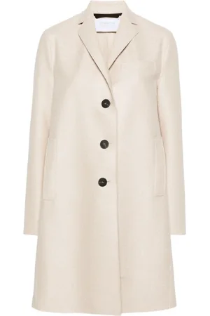 Harris Wharf London Single-breasted virgin wool coat