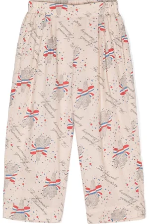 The Animals Observatory Antelope Eiffel-print trousers