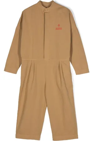 The Animals Observatory Grasshopper logo-embroidered jumpsuit