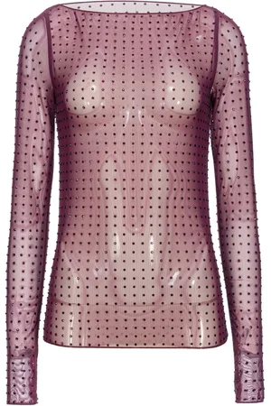 Pinko Seamless semi-sheer blouse