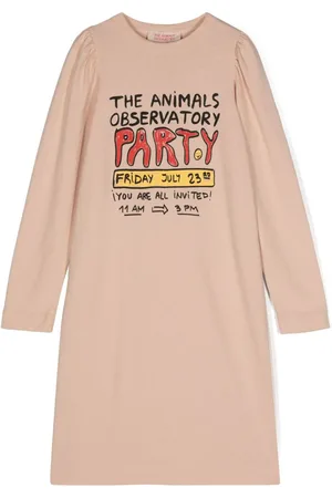The Animals Observatory Graphic-print mini dress