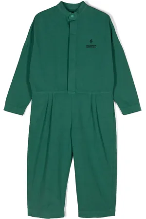 The Animals Observatory Grasshopper logo-embroidered jumpsuit