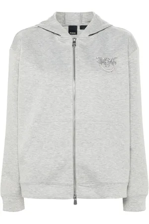 Pinko Love Birds-embellished hoodie