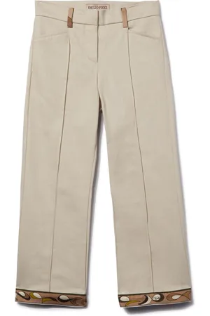 PUCCI Junior Cotton tailored trousers